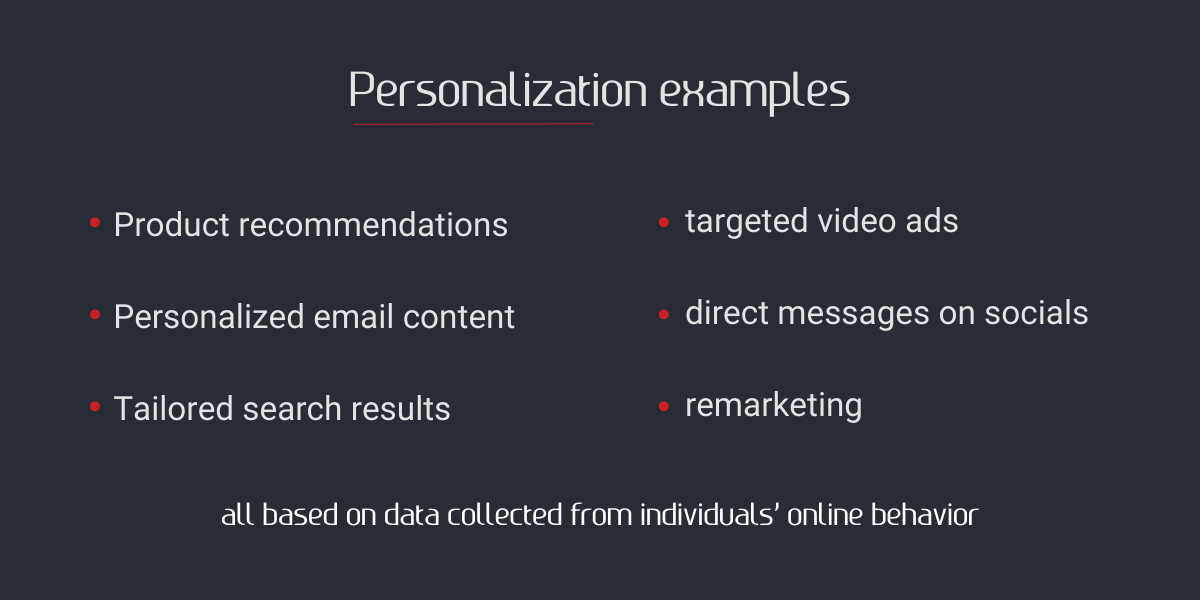 examples of personalizsed marketing