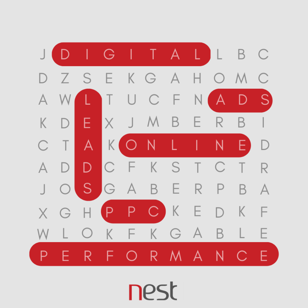 Performance and digital marketing keywords