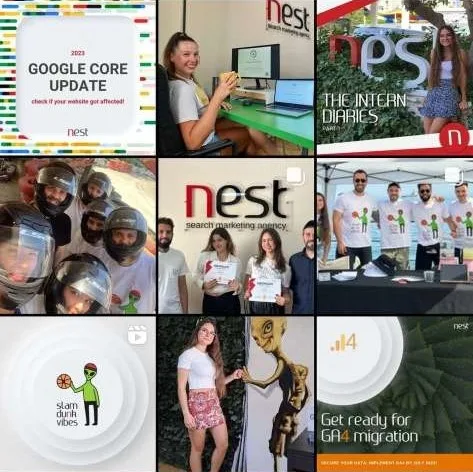 Marketing Nest instagram